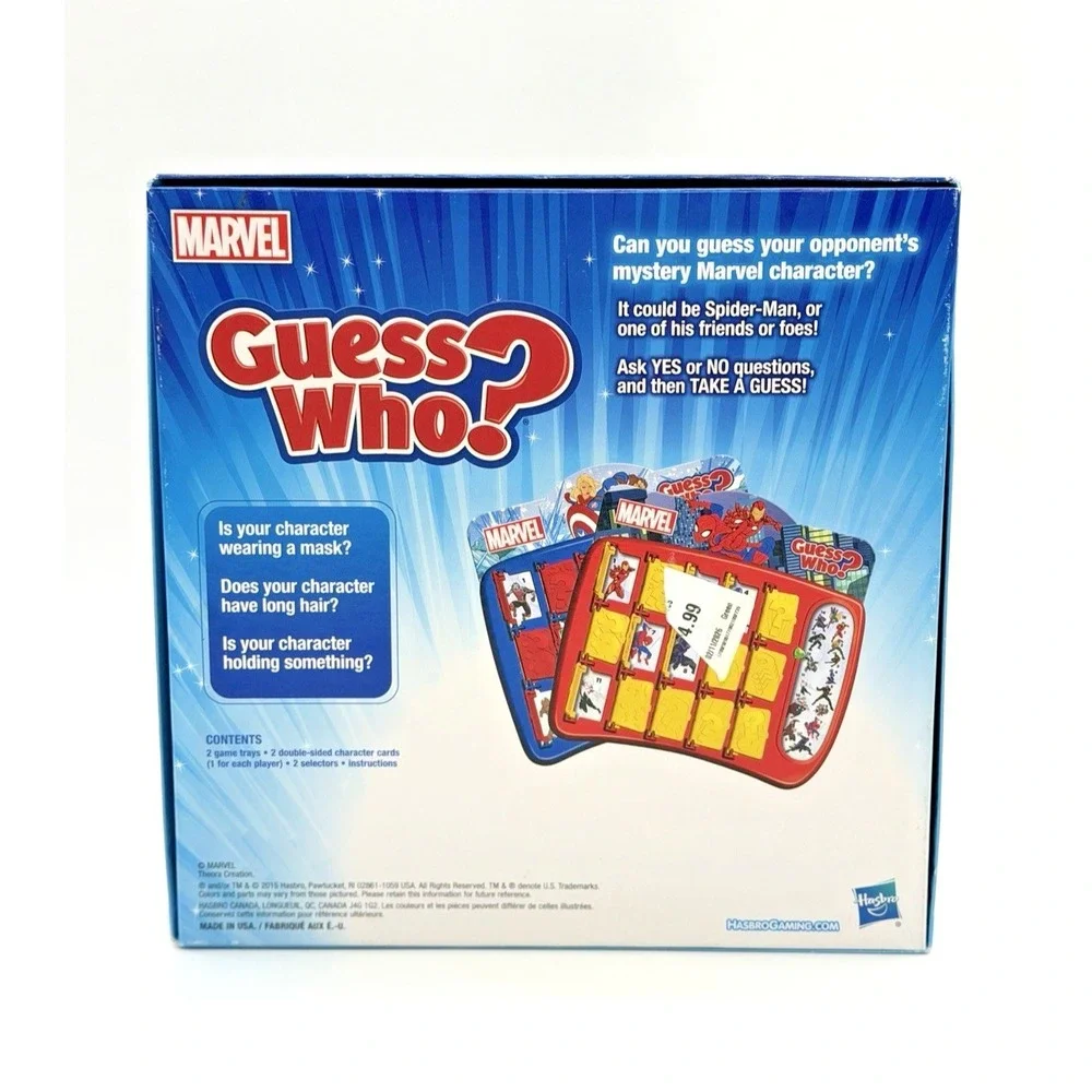 Hasbro marvel guess